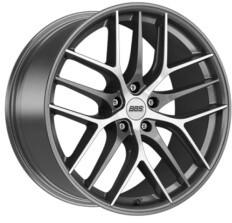 BBS CC-R (10x19) graphit diamantgedreht matt