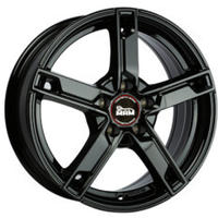 MAM W4 black painted 6.5x16 ET48 - LK5/112 ML66.6 Alufelge schwarz