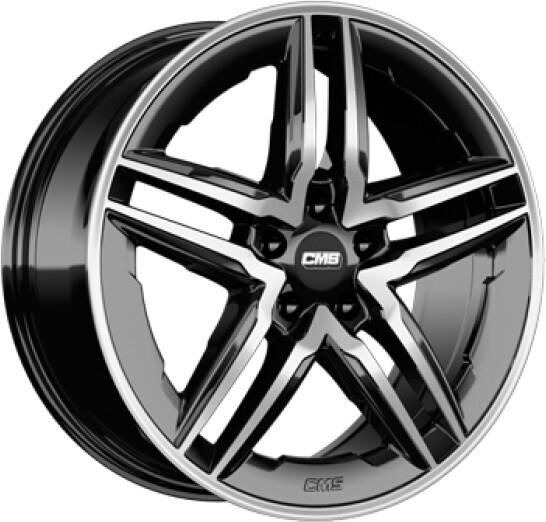 CMS Wheels CMS C29-Aero (8x19) diamant schwarz glänzend