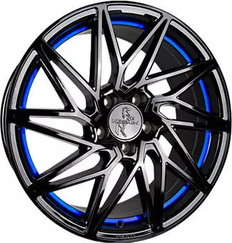 Keskin KT20 Future (8x18) schwarz lackiert innen blau