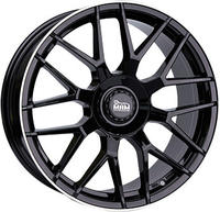 MAM Wheels MAMGT18519510011245BFP, MAM Wheels Gt1 Black Front Polish 8.5x19 ET 45