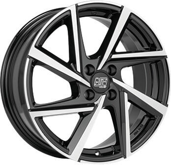 MSW Wheels 80/4 gloss black full polished (6.5x16)