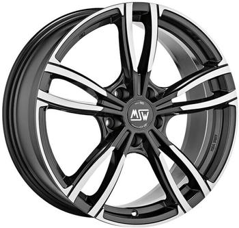 MSW Wheels 73 gloss dark grey full polished (8.5x19)