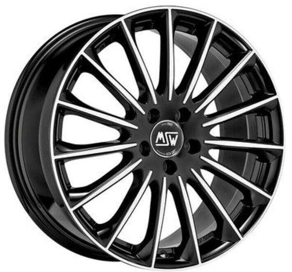 MSW Wheels 30 gloss black full polished (7.5x19)