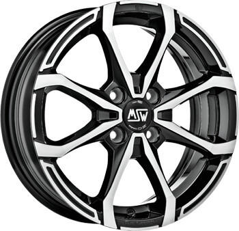MSW Wheels X4 gloss black full polished (5x15)