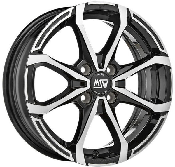 MSW Wheels X4 gloss black full polished (6x16)