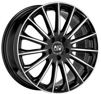 MSW Wheels 30 gloss black full polished (7.5x18)