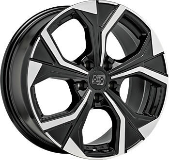 MSW Wheels 43 gloss black full polished (8x18)