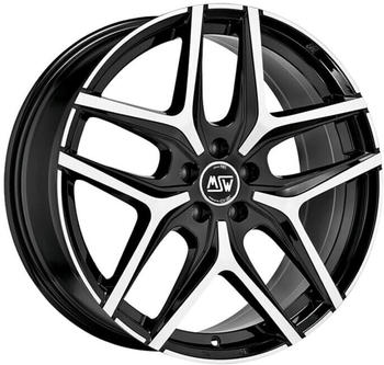 MSW Wheels 40 gloss black full polished (8x18)