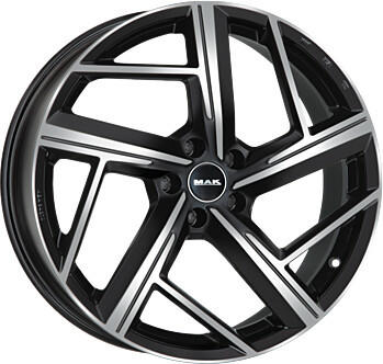 MAK Wheels Qvattro black mirror (8.5x19)