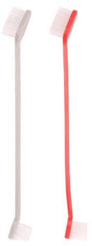 Flamingo Zahnbürsten-Set Tara groß & klein rot/grau (520815)