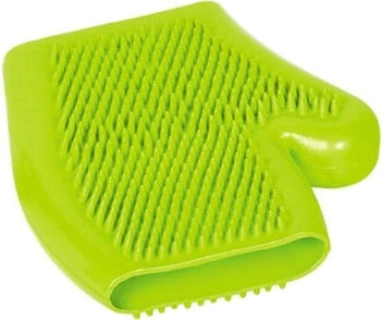 Nobby Massagehandschuh Vollgummi grün (67583)