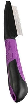 Karlie Professional Flohkamm mit Griff für Katzen lila-schwarz (1030268)