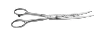 Ehaso gebogene Hundeschere Rostfrei 18cm matt