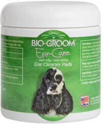 Bio-Groom Ear Care Pads Reinigungspads für Katzen und Hundeohren Reinigt den Gehörgang Entfernt Gerüche Ohne klebrige Rückstände 25 Pads
