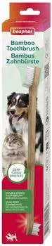 Beaphar Bambus-Zahnbürste für Hunde und Katzen