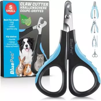 BluePet Mini Krallenschere für kleine Hunde Katzen Nager Vögel Krallenzange