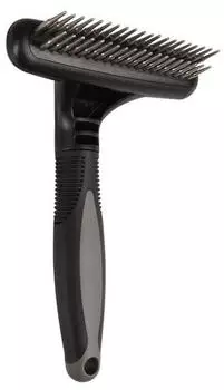 Flamingo Comfort Unterfellharke mit 19/20 doppelt rotierenden Zähnen Doppel 1 Stück Doppel