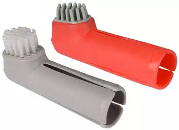 Flamingo Fingerzahnbürste Dentes 1 Set (2 Stk)