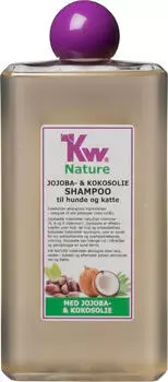K&W KW Tiershampoo Nature Shampoo mit Jojoba- und Kokosöl für Hunde und Katzen 500 ml 500 ml