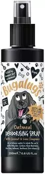 Bugalugs Oatmeal Hunde-Deodorant Spray mit Kokosnuss & Limette Duft Vegan Hundeparfüm mit Geruchsneutralisierer Hundepflege Geruchsbeseitiger