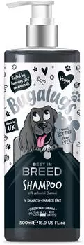 Bugalugs Best in Breed Hundeshampoo 500 ml gründliche Reinigung mit entgiftender Aktivkohle