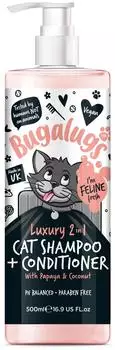 Bugalugs 2in1 Katzenshampoo + Conditioner 500 ml Pumpdosierer