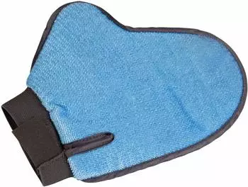 Kerbl Pet Fellpflege- & Fusselhandschuh 23cm blau/anthrazit