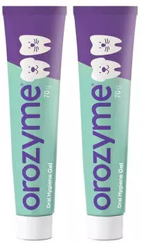 O Zoo GmbH Ecuphar Orozyme Zahnpflegegel f&uuml;r Hunde & Katzen 2x70g