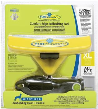 FURminator FURflex deShedding-Pflegewerkzeug mit Komfort-Kante für Hunde XL
