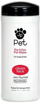John Paul Pet Ear & Eye Wipes - Clean Face 45 Stück