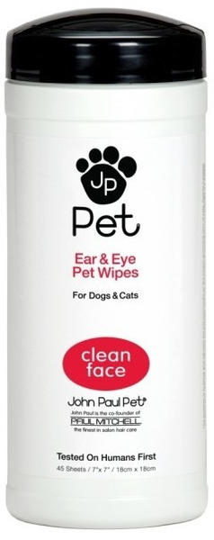 John Paul Pet Ear & Eye Wipes - Clean Face 45 Stück