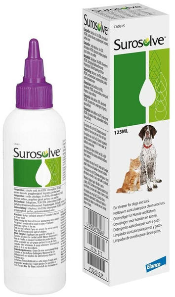 Elanco Surosolve Ohrreiniger für Hunde und Katzen 125 ml