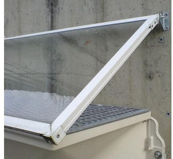 Wolfa Lichtschachtabdeckung ESG 5 mm für Lichtschacht 81x43 cm (Abdeckmaß 90x54 cm)