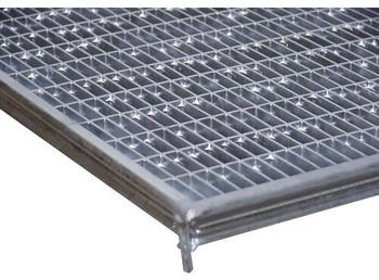 Wolfa Pressgitterrost für Lichtschacht 101x43 cm (Masche 30x10 mm) (Rostmaß BxHxT 105x3,1x41,3 cm)