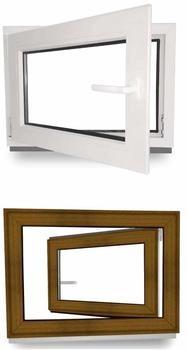 JeCo EcoLine 2-Fach 60 mm innen weiß außen golden oak BxH: 1000x600 mm DIN Links (JE0243102)