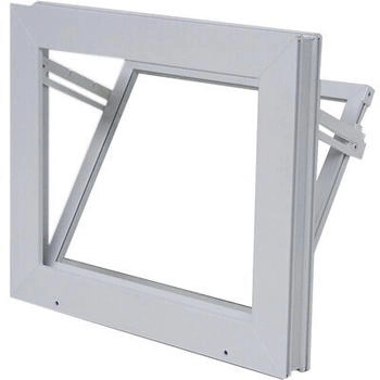 Wolfa Mehrzweck Kipp- PLUS Kunststoff weiß1200 x 600 mm + Einfachglas