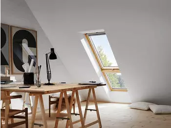 Velux Zusatzelement DACHSCHR&Auml;GE Holz GIL UK34 2084 wei&szlig; lackiert ENERGIE Alu 134 x 92 Uw-Wert: 1,0 (F&ouml;rderf&auml;hig)