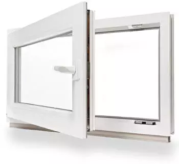Panorama24 Kellerfenster Slimline Kunststoff weiß 800x500mm 2-fach Verglasung DIN Rechts (800x500-W-R-2F-SLIM)