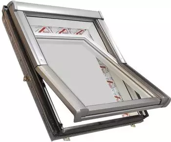 Roto Dachdecker-Favorit aus Kunststoff + Eindeckrahmen und Wärmedämmung (94x98)