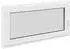 vidaXL RISOR Kellerfenster 120x60cm, PVC und Glas, weiß (42047220)
