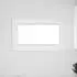 vidaXL RISOR Kellerfenster weiß, PVC und Glas, 100x60cm (42052410)