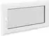 vidaXL RISOR Kellerfenster 110x70cm, PVC und Glas, weiß (42047217)