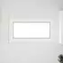 vidaXL RISOR Kellerfenster 110x70cm, PVC und Glas, weiß (42047217)