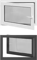 vidaXL Kipp- und Drehfenster f&uuml;r den Keller RISOR 90 x 50 cm