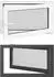 vidaXL RISOR Kellerfenster 100x70cm PVC anthrazit (42047294)