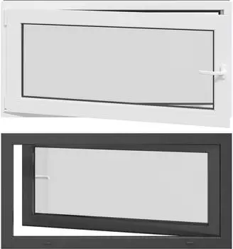 vidaXL RISOR Dachfenster PVC antrazit 120x60cm (42047344)