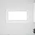 vidaXL RISOR Kellerfenster weiß, 100x60cm, PVC und Glas (42047251)