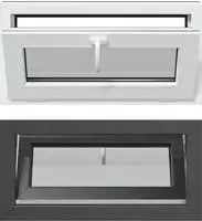 vidaXL Kellerfenster RISOR 80 x 40 cm PVC und Glas