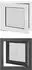 vidaXL RISOR Kellerfenster Kipp- und Drehfenster PVC anthrazit 60x60cm (42047313)